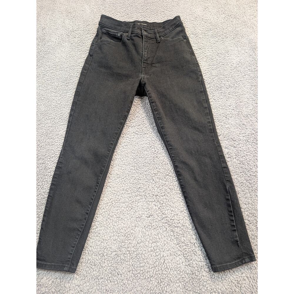 Lucky Brand Jeans Women's Size 10 Black High Rise Skinny Bridgette (0619)